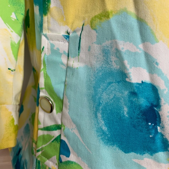 Kim Rogers Top or Lightweight Jacket. Size PL - Picture 5 of 8